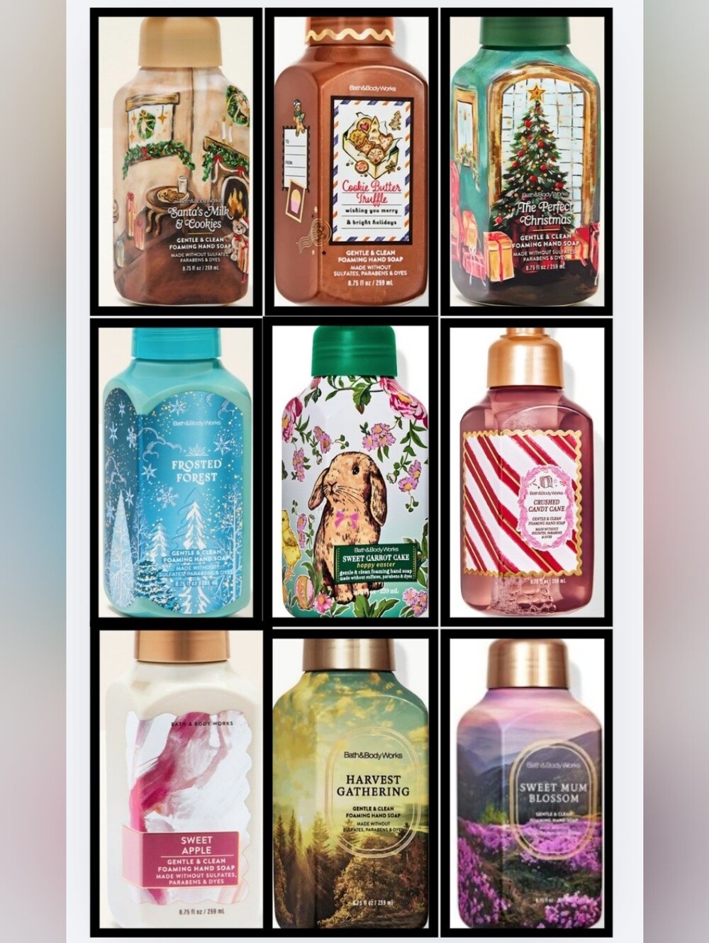 Bath and Body Works Bundle of 9 Foaming Hand Soaps New!♡♡